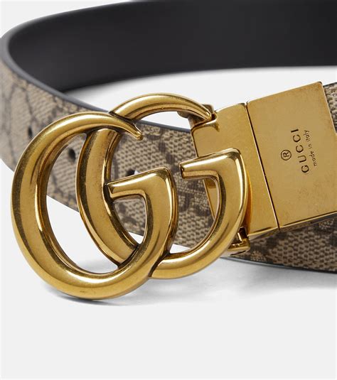 gucci supreme belt reversible|vintage gucci reversible belt.